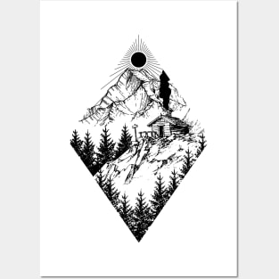 Into The Mountains Posters and Art